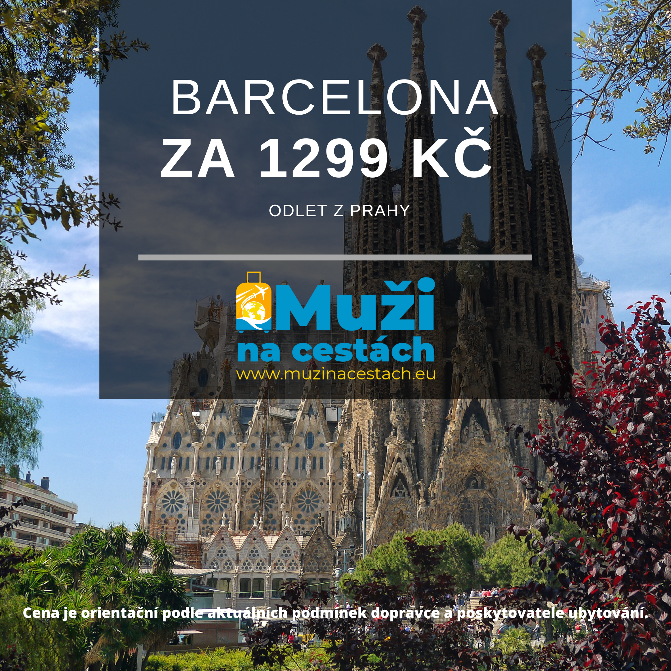 Letenky do Barcelony za 1299 Kč