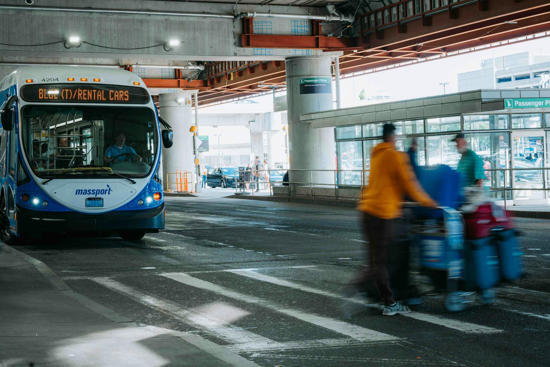 a bus on the station