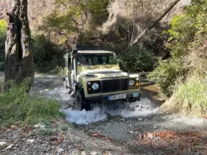 Pohoří Troodos z města Paphos