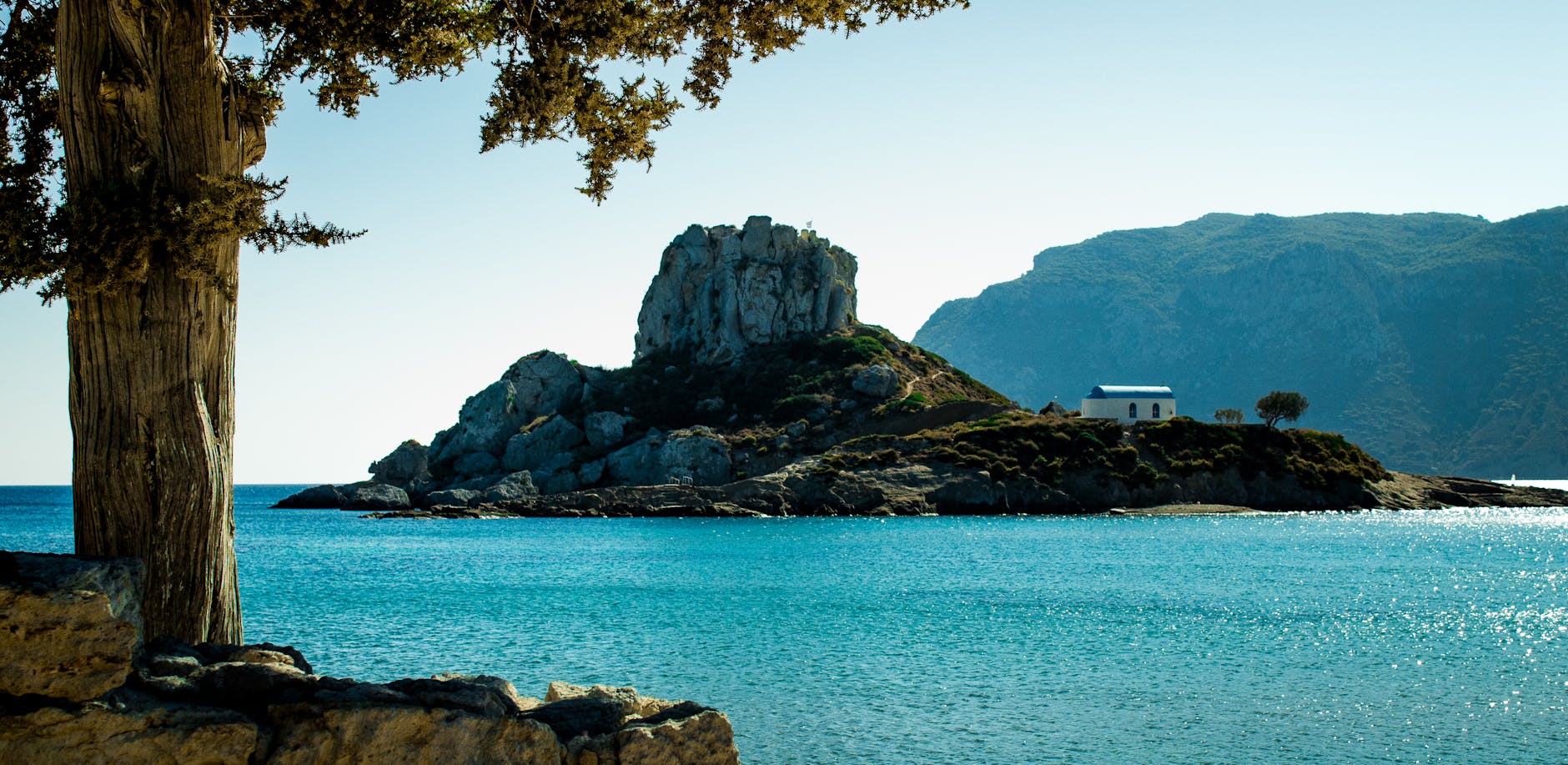 rock formation on the island