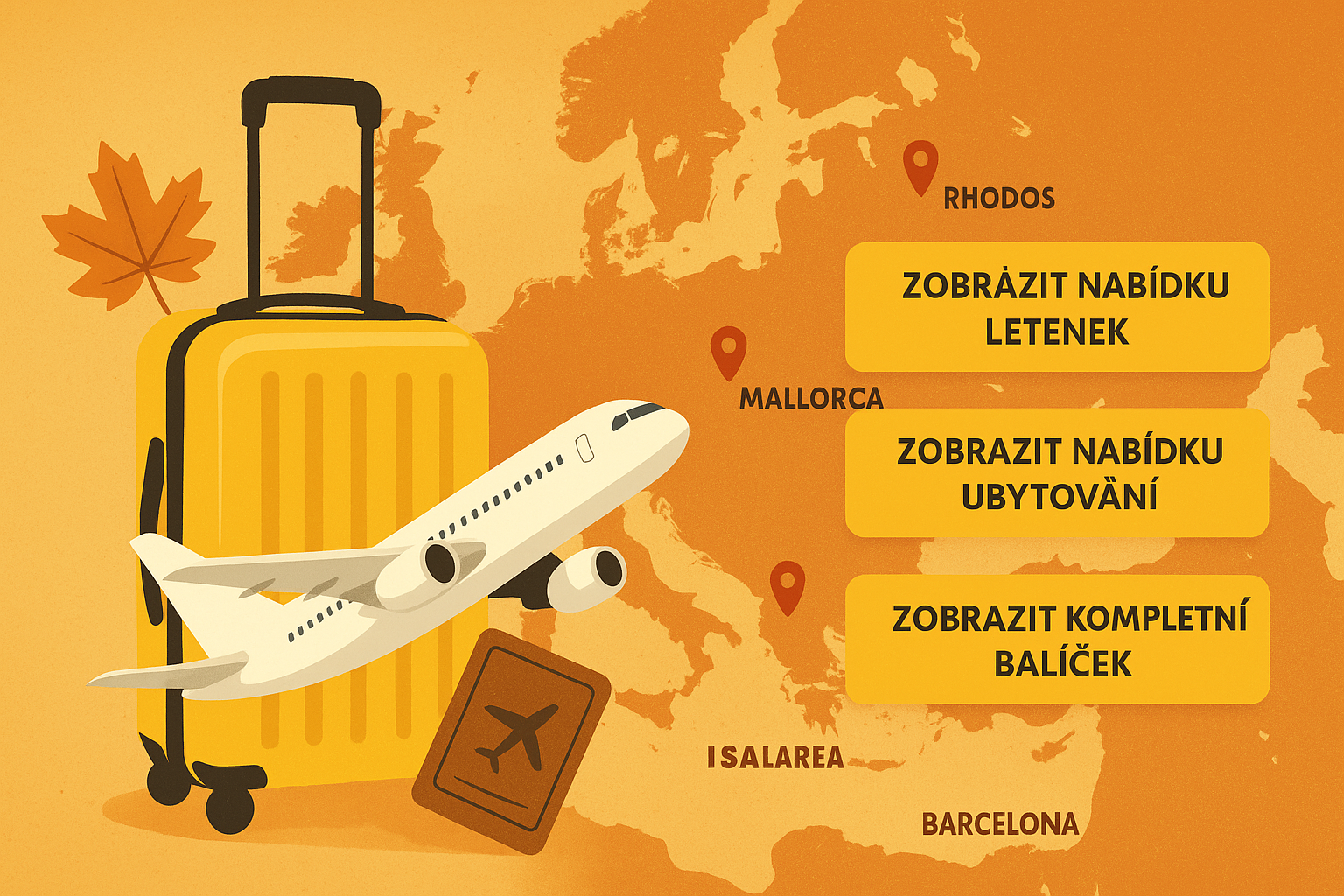 Nejlevnější tipy na poznávací výlety bez cestovky – letecky z Česka (podzim a zima)