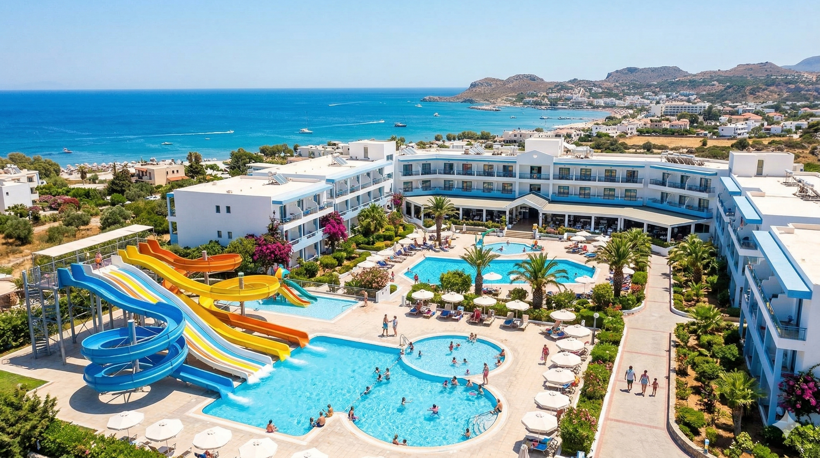 Cyprotel Faliraki: Aquapark, který vaše děti nepustí domů