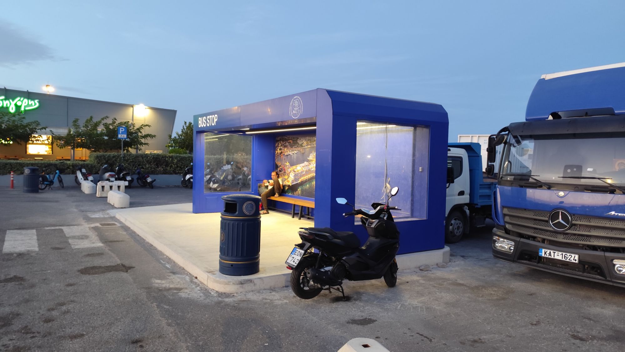 Kyvadlový autobus zdarma Rhodos